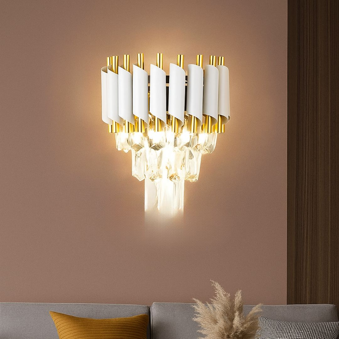 Aplica Candelabru Cristal VERSAILLES Piccolo, 2xE14, Alb [2]