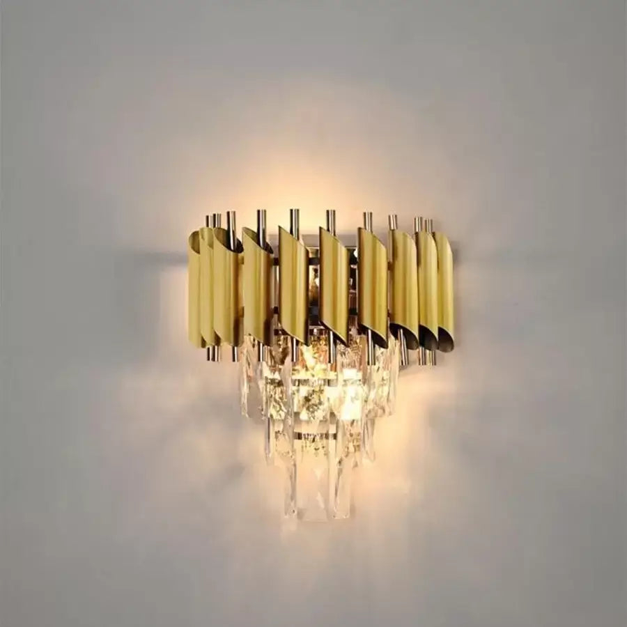 Aplica Cristal Roy 2x E27 Auriu [1]
