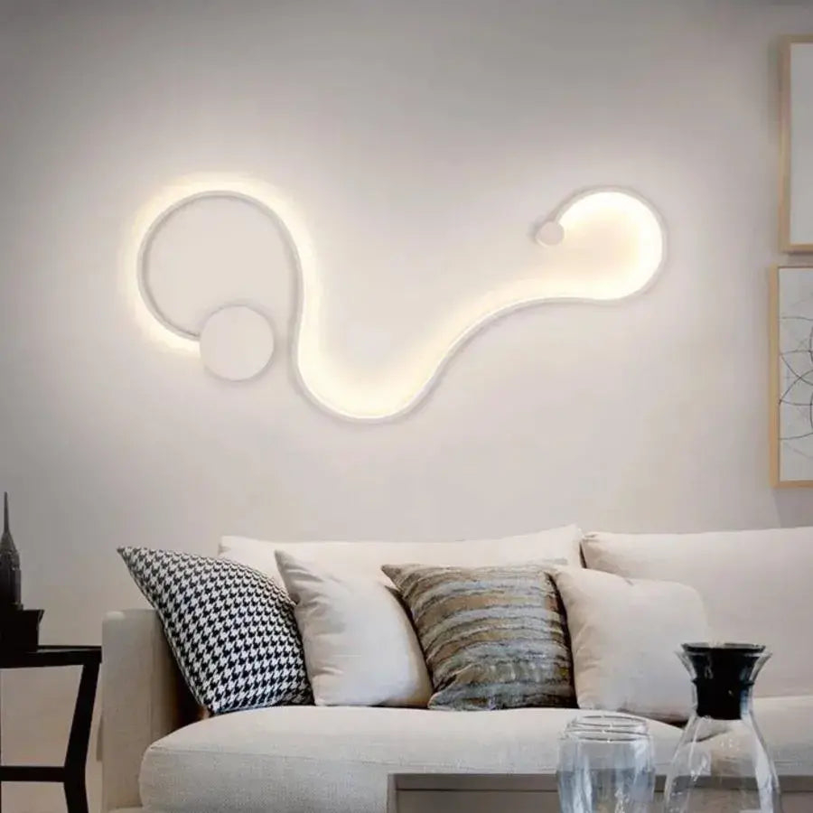 Aplica LED Deborah 38W Decorativa Lumina Rece/Calda/Neutra Metal si SIlicon Alb [1]