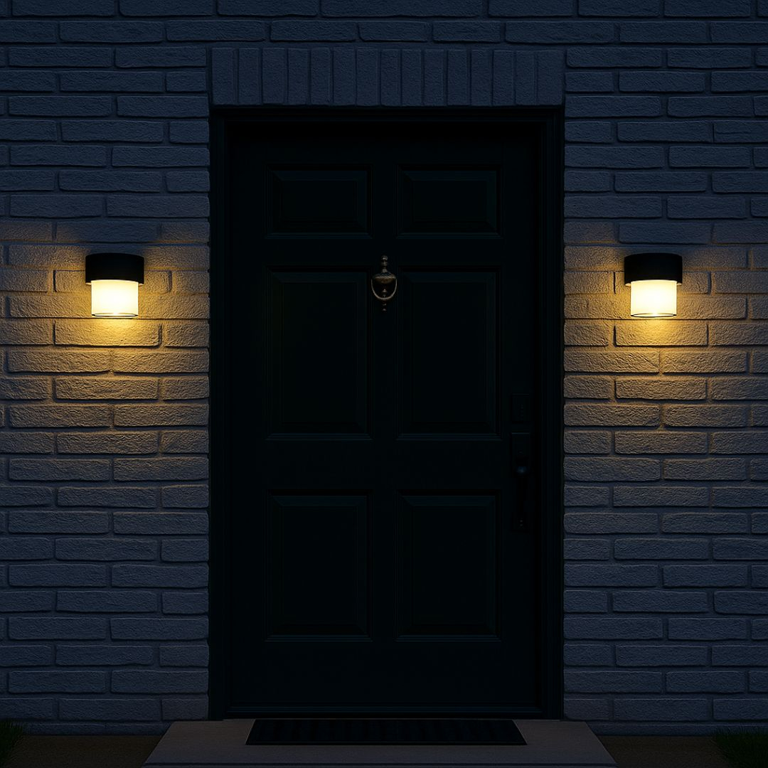 Aplica LED Exterior MIRA, 1 Sursa de lumina, Lumina Calda, Negru [1]