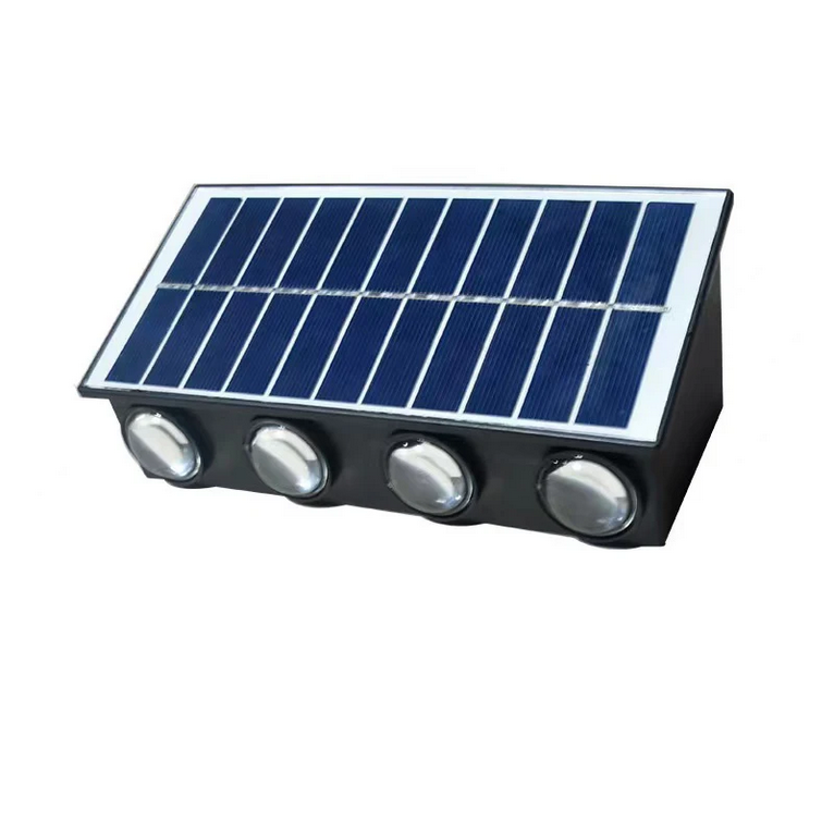 Aplica LED Exterior Solaris, 8 Surse de lumina, Lumina Calda, Negru [2]