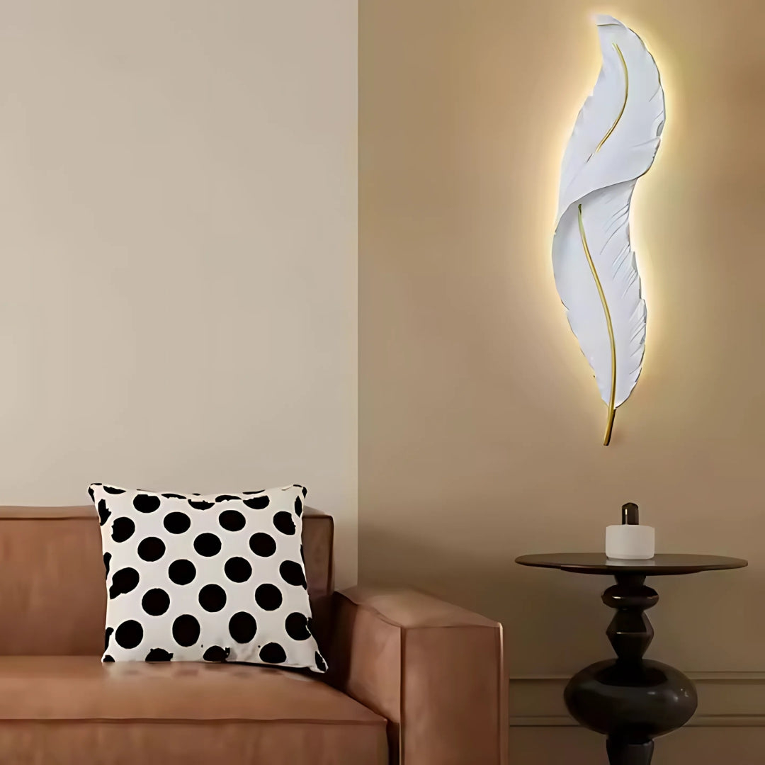 Aplica LED Pena 85CM Alb Auriu [4]