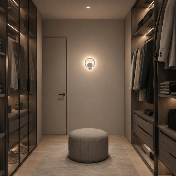 Aplica LED Moderna 19W Rotunda, Lumina Calda/Neutra/Rece, Alb Mat [4]