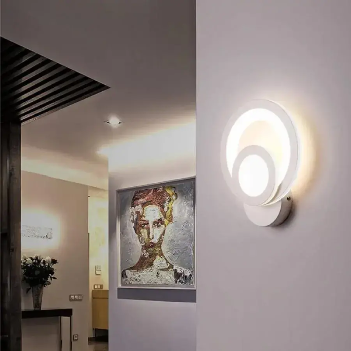 Aplica LED Moderna 19W Rotunda, Lumina Calda/Neutra/Rece, Alb Mat [2]