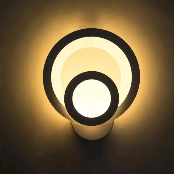 Aplica LED Moderna 19W Rotunda, Lumina Calda/Neutra/Rece, Alb Mat [3]