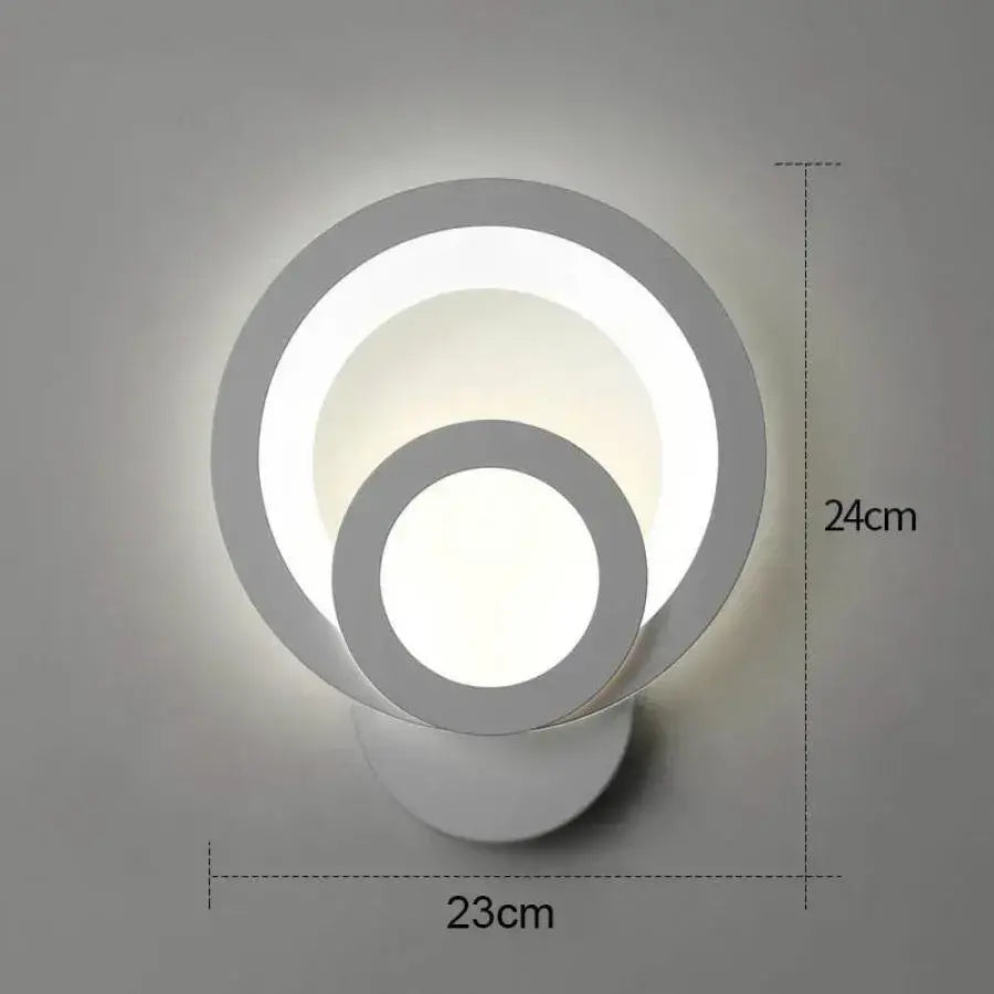 Aplica LED Urbanist 19W Rotunda Lumina Rece/Calda/Neutra Acril si Metal Alb [3]