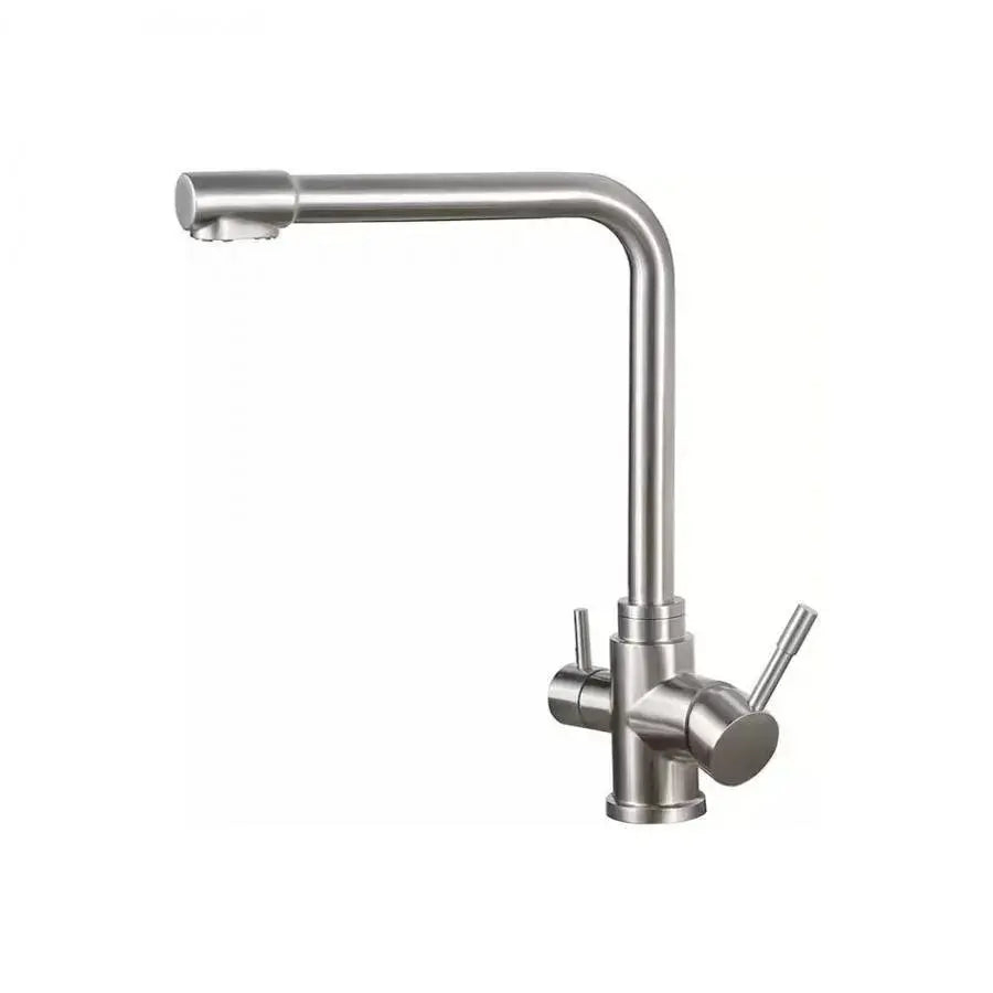 Baterie Bucatarie cu 3 Cai Inox Argintiu CF016 [2]