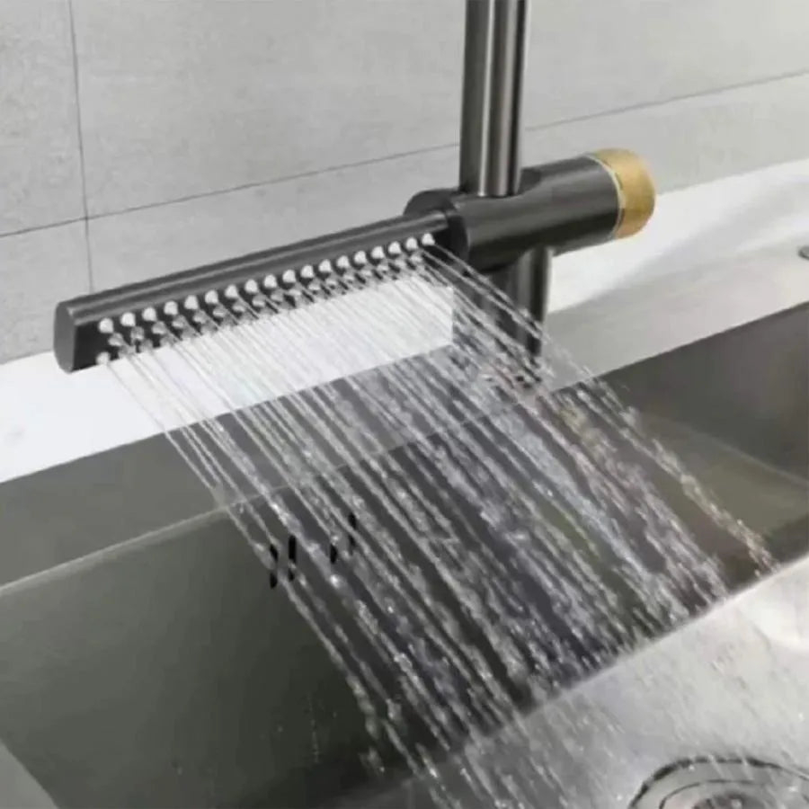 Baterie Bucatarie cu Dus Extractibil Inox Gri Cu Functie Cascada YB1500N [4]