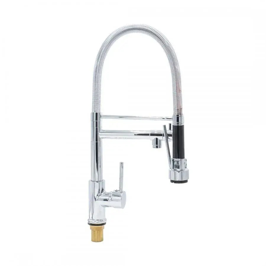 Baterie Bucatarie cu Dus Extractibil, Inox si Alama Crom, YD/301 [1]