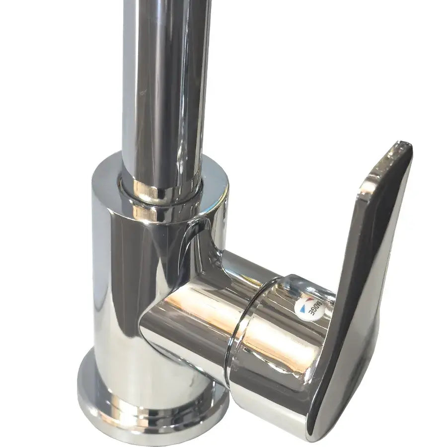 Baterie Bucatarie Inox, Crom, Pipa Rotativa, Inalta WH207 [2]