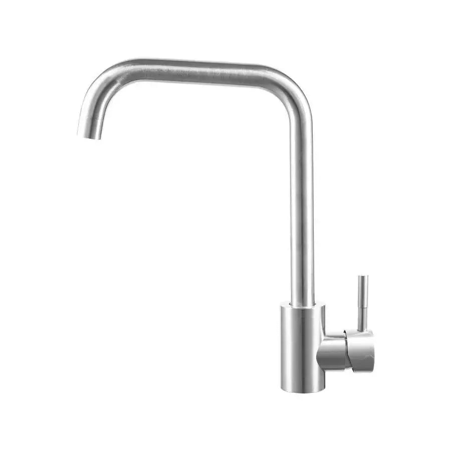 Baterie Bucatarie Monocomanda Pipa Pivotanta Cartus Ceramic Inox Satinat Racorduri Kit Fixare Incluse CF002 [2]