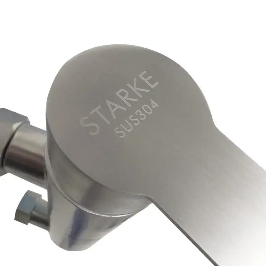 Baterie Cabina de Dus, Inox, Gri Satinat [4]