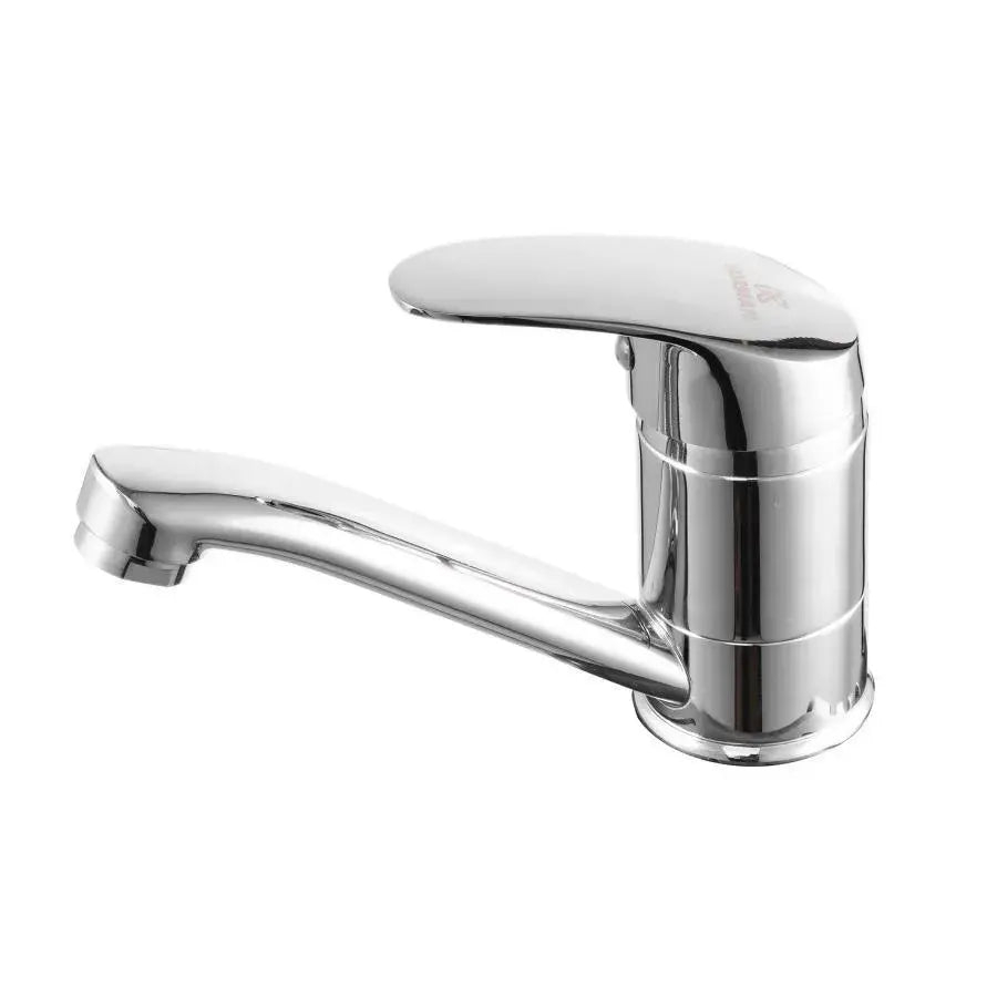 Baterie Lavoar, Pipa Pivotanta, Lungime 18CM, Cartus Ceramic, Crom, Racord Inclus [2]