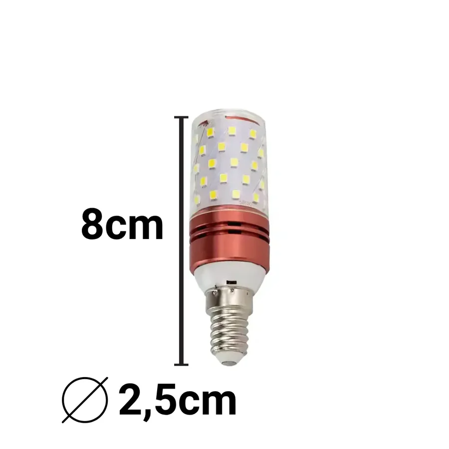 Bec LED E14 10W, 3 TemperaturI Culoare 3000K/4000K/6000K, Lumina Calda Neutra Rece, Schimbare prin Intrerupator [3]