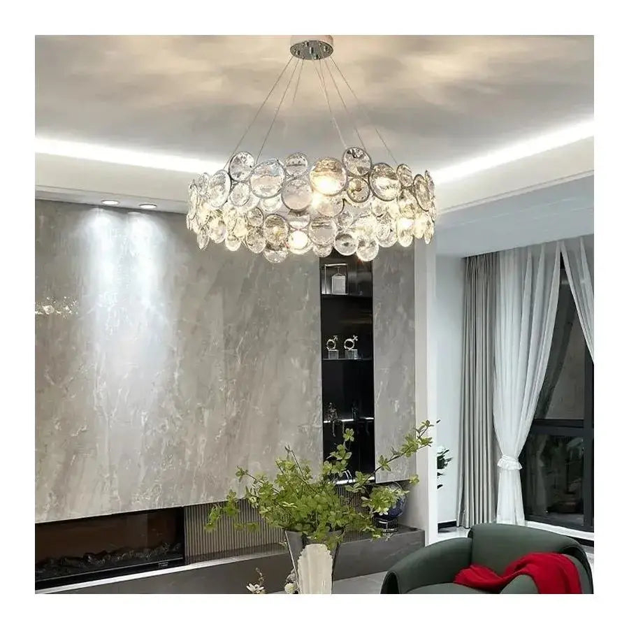 Candelabru Cristal Angelica 6XE14 Argintiu [1]
