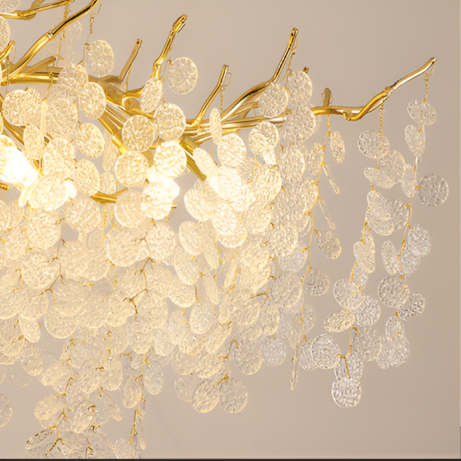 Candelabru Cristal WALTZ Serenade, 9xG9, Auriu, 80cm, Inaltime Reglabila [2]