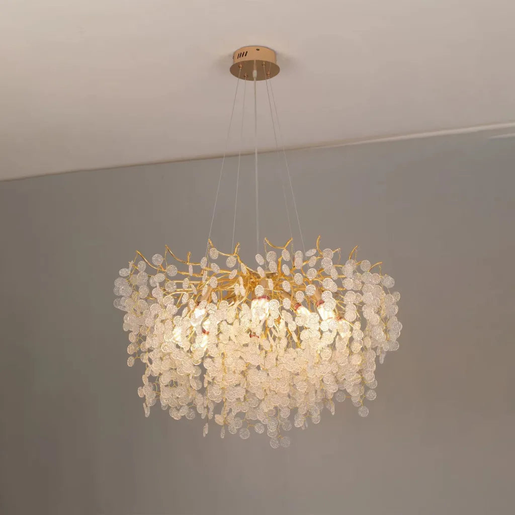 Candelabru Cristal WALTZ Serenade, 8xG9, Auriu, 60cm, Inaltime Reglabila [3]