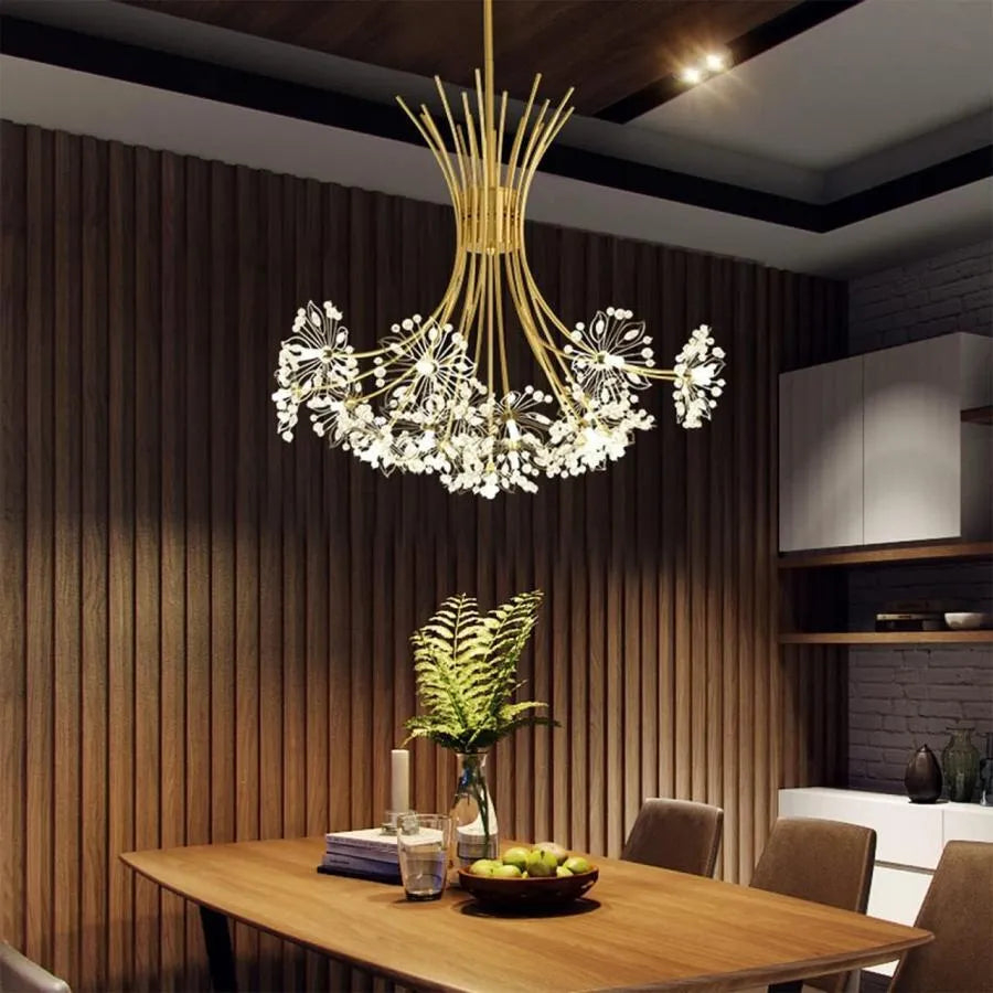 Candelabru Cristal Zetos 12XG4 Auriu [1]