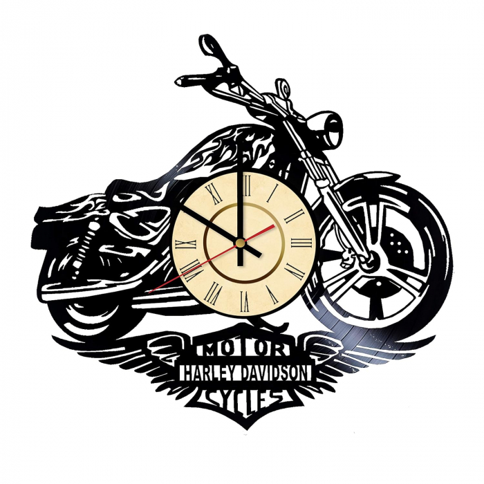 Ceas decorativ de perete Harley Davidson [1]