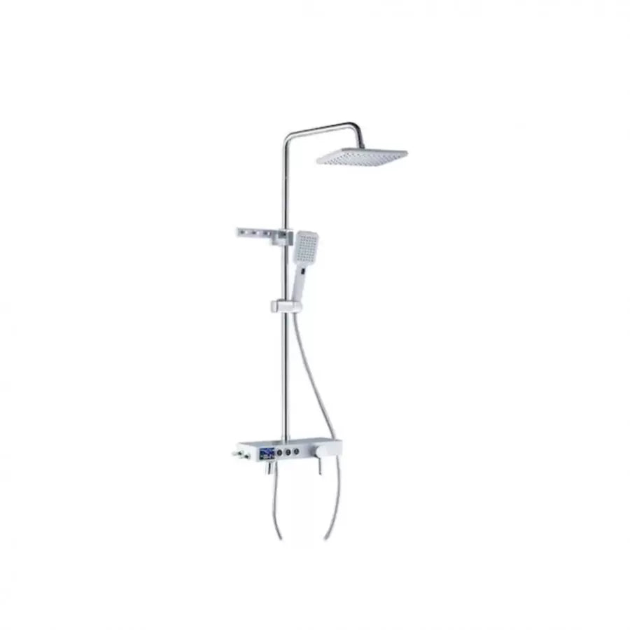 Coloana Dus Afisaj LCD Inox Alb Argintiu SJG/007 [2]