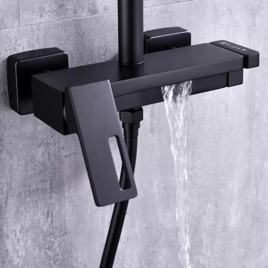 Coloana Dus, Alama Sanitara, Negru, 9810H [4]