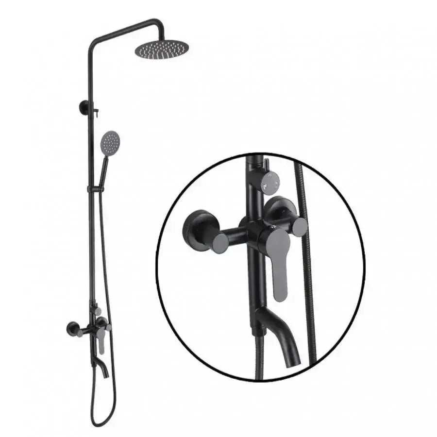Coloana Dus, Inox SUS304, Negru, HS005 [1]