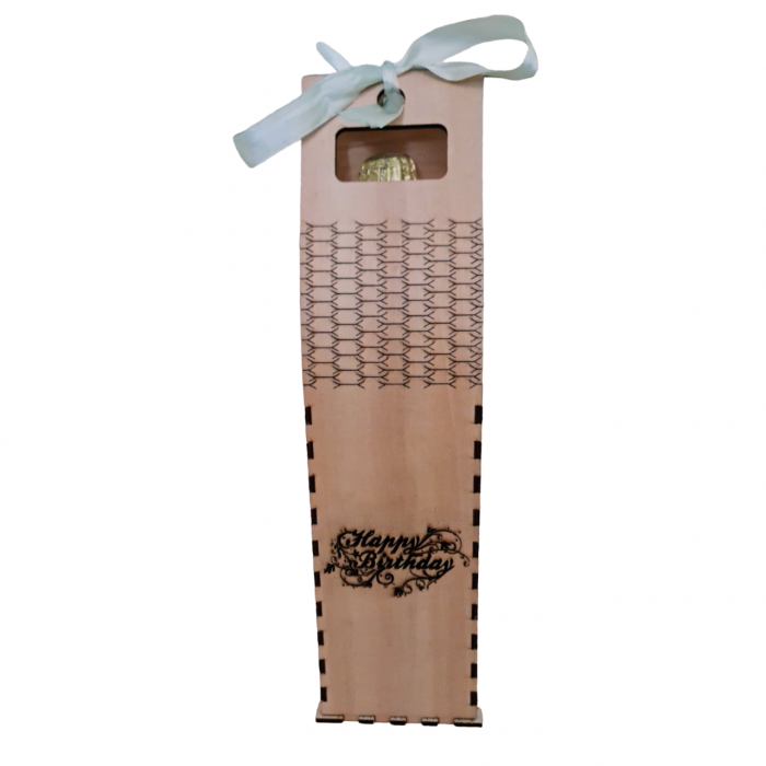 Cutie gravata pentru sticla de vin, 35 x 10 cm [1]