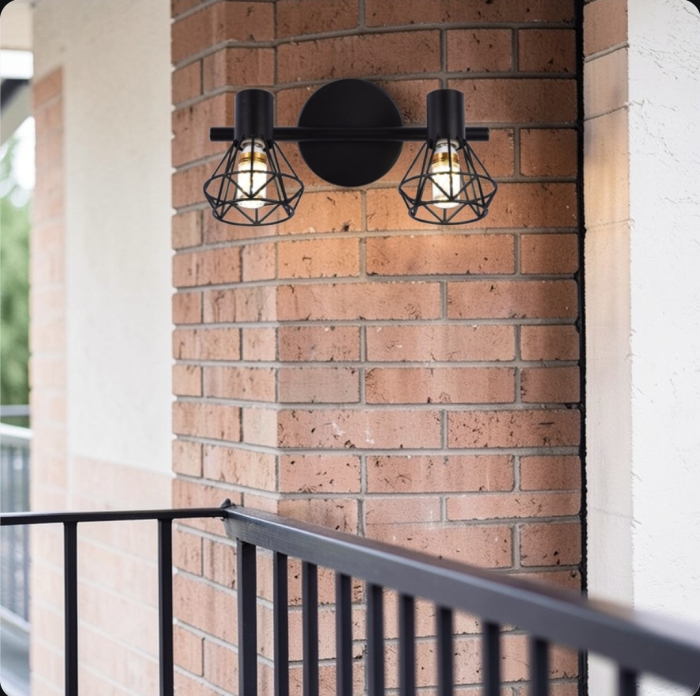 Lustră DIAMOND MEC Design, 2xE14, Metal Negru, Iluminat Interior Modern [3]