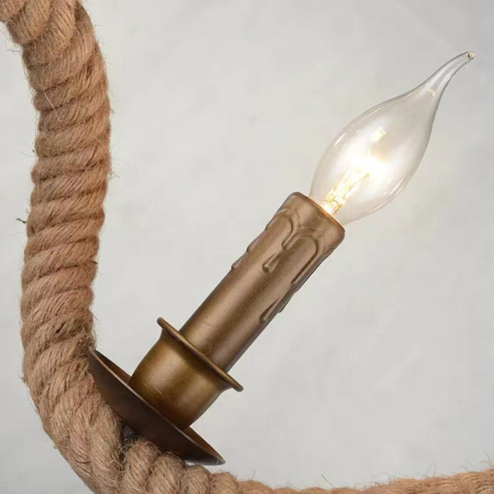 Lustra Franghie, 3*E27, Maro, Metal si Sfoara LV572/3BK [2]