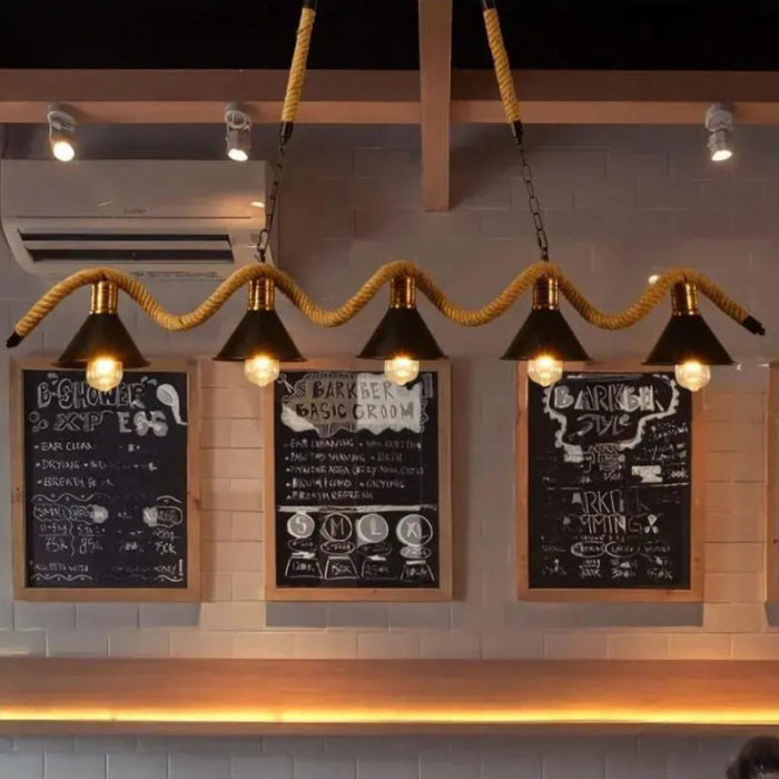 Lustra Franghie, 5*E27, Maro, Metal si Sfoara LV570/5BK [4]