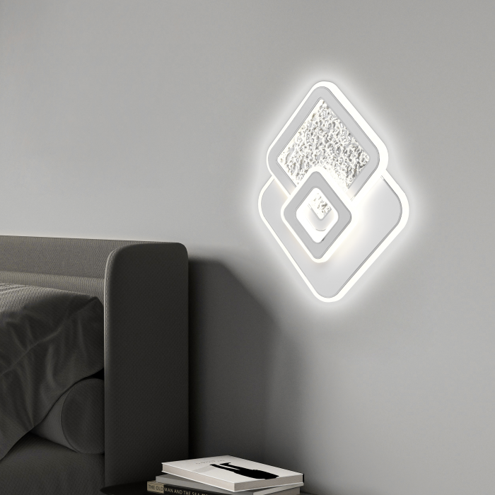Lustră LED 48W, dimabilă, lumină rece/caldă/neutră, Alb – Alessandro [3]