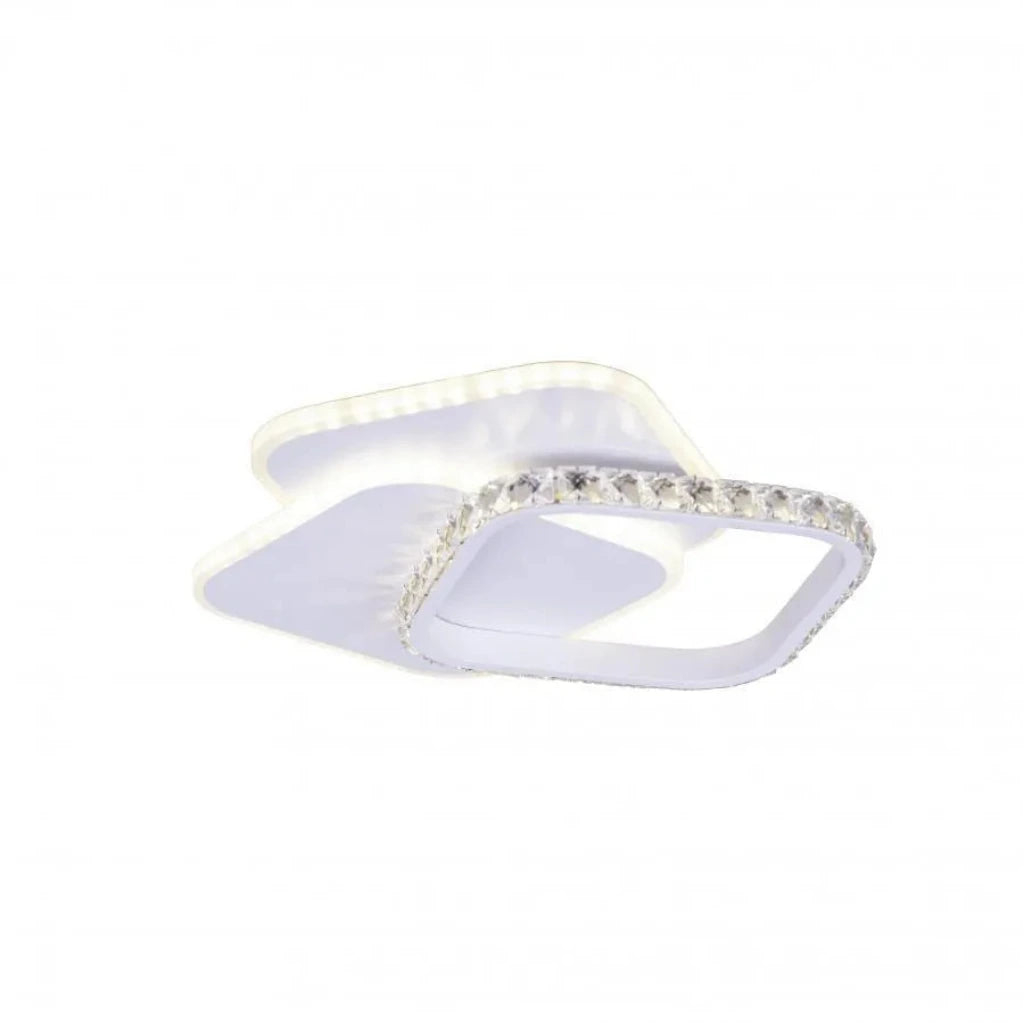Lustra LED cu cristal ANASTASIA 17W, Diametru 30cm, lumina Rece/Calda/Neutra, Alb [4]