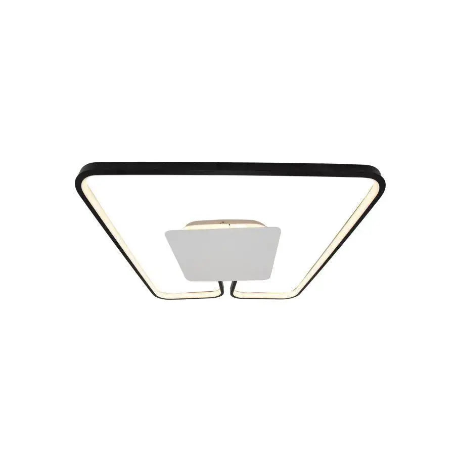 Lustra LED cu telecomanda ANKA 106W, lumina Calda/Neutra, Dimabila, Negru [4]