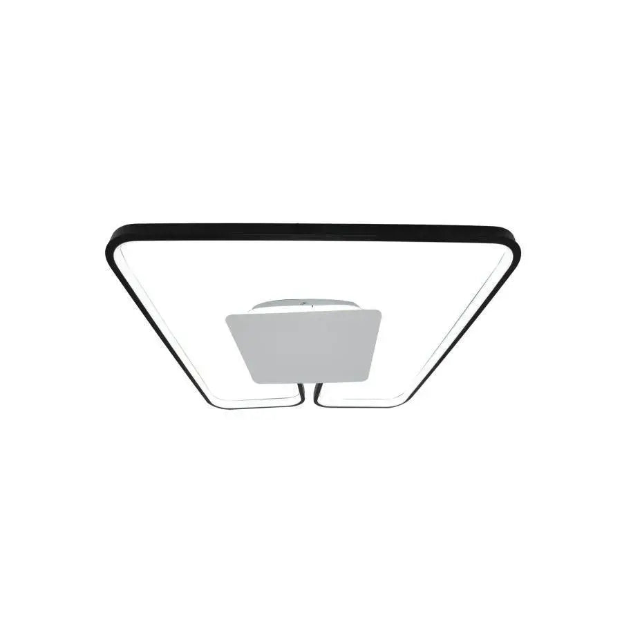 Lustra LED cu telecomanda ANKA 106W, lumina Calda/Neutra, Dimabila, Negru [3]