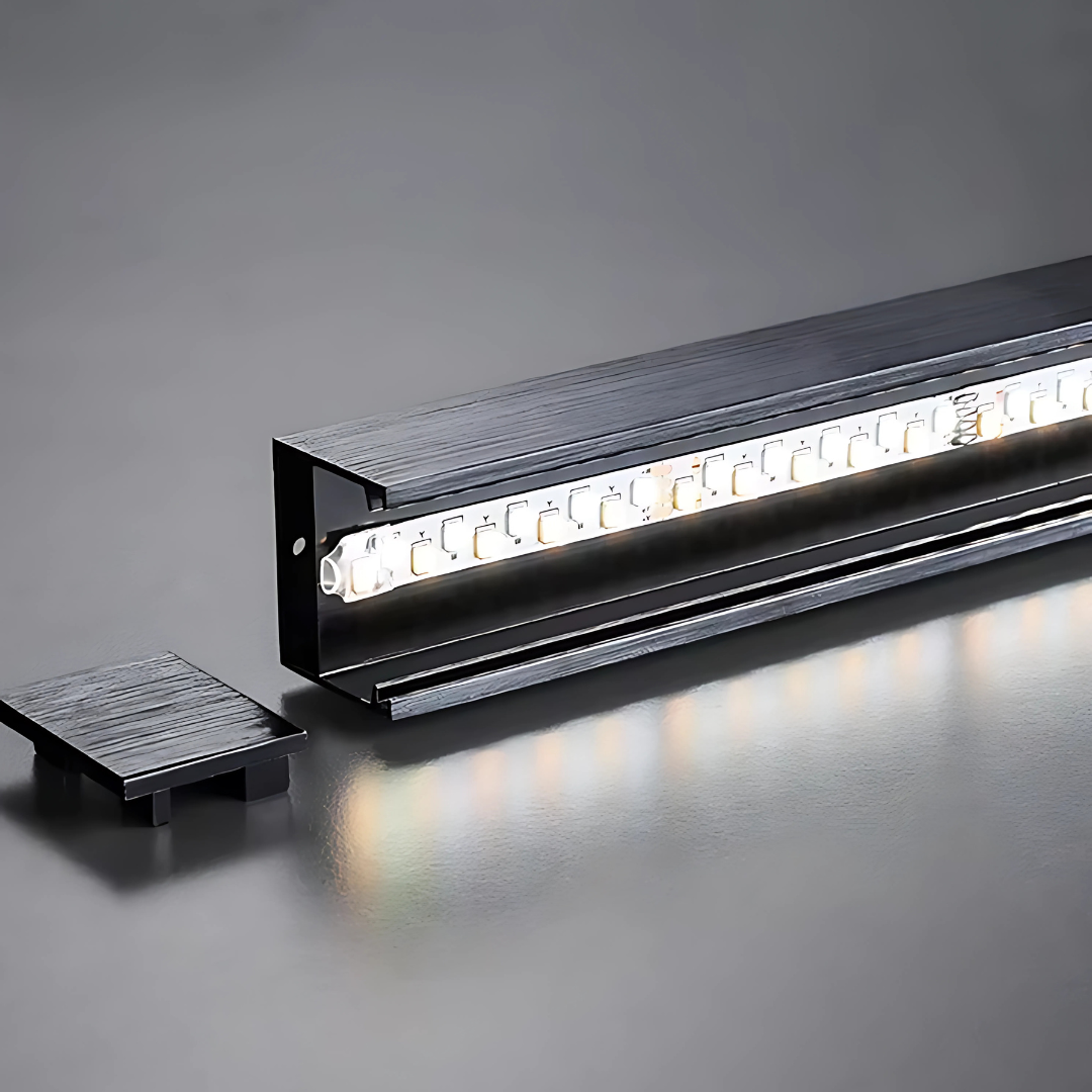Lustra LED cu Telecomanda Aroldo, 63W, 6 Elemente, Liniara, lumina Rece/Calda/Neutra, Dimabila, Negru [2]