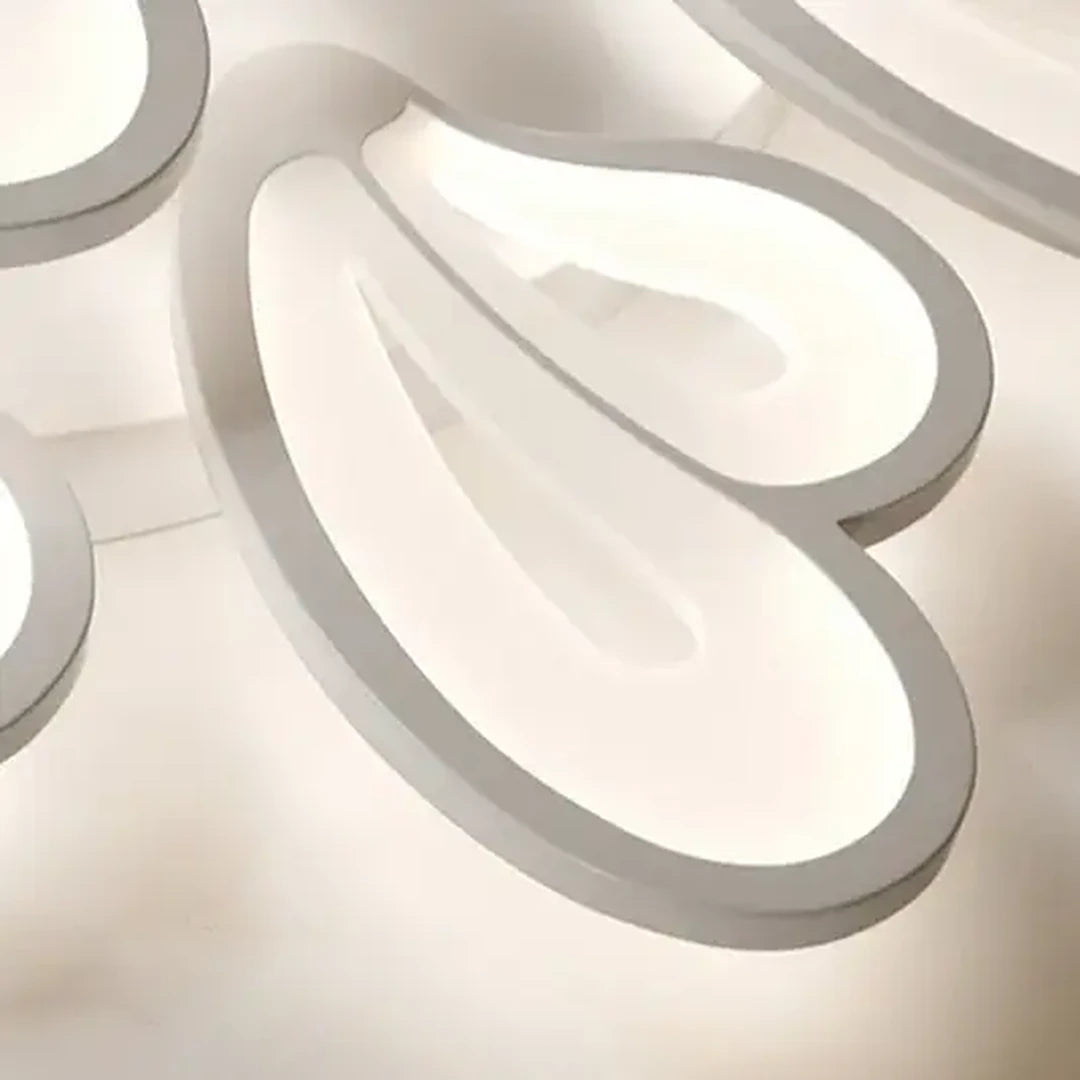 Lustra LED cu telecomanda BLOSSOM 69W, 5 Petale, lumina Rece/Calda/Neutra, Dimabila, Alb [4]