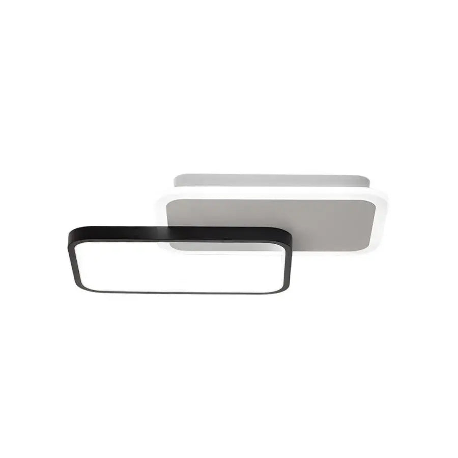 Lustra LED cu telecomanda CAROLINA 50W, 2 Elemente, lumina Rece/Calda/Neutra, Dimabila, Negru [2]