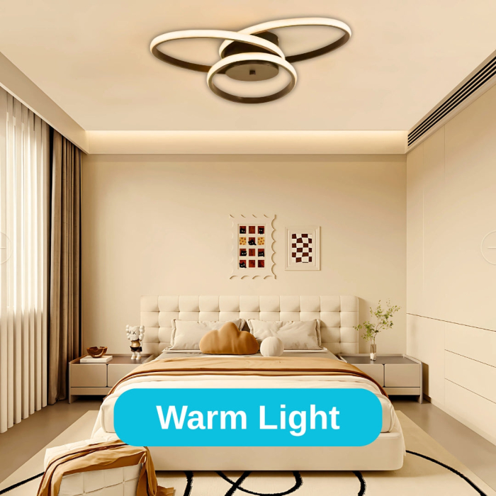 Lustra LED cu telecomanda ECATERINA 59W, lumina Rece/Calda/Neutra, Dimabila, Negru, Inaltime Reglabila - Copie [6]