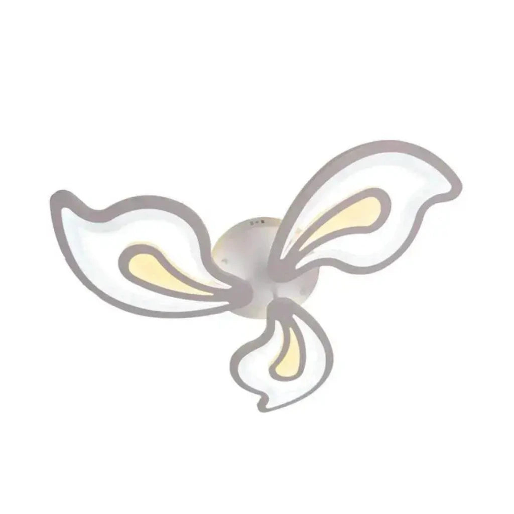 Lustra LED cu telecomanda GLORIOSA 68W, 3 Petale, lumina Rece/Calda/Neutra, Dimabila, Alb [1]