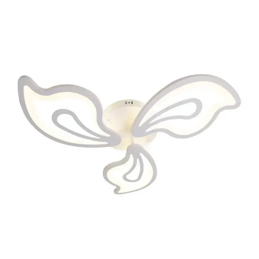Lustra LED cu telecomanda GLORIOSA 68W, 3 Petale, lumina Rece/Calda/Neutra, Dimabila, Alb [4]