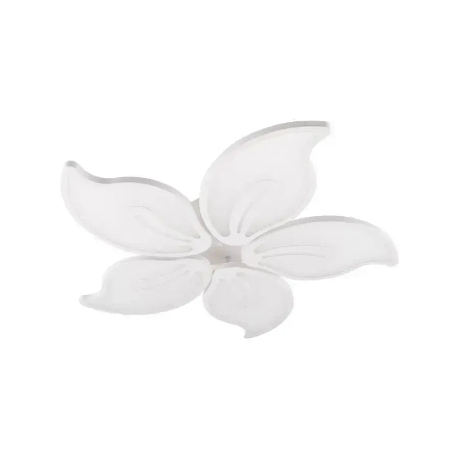 Lustră LED 73W, 5 Petale, Alb – Dimabilă, Telecomandă - Design Modern [4]
