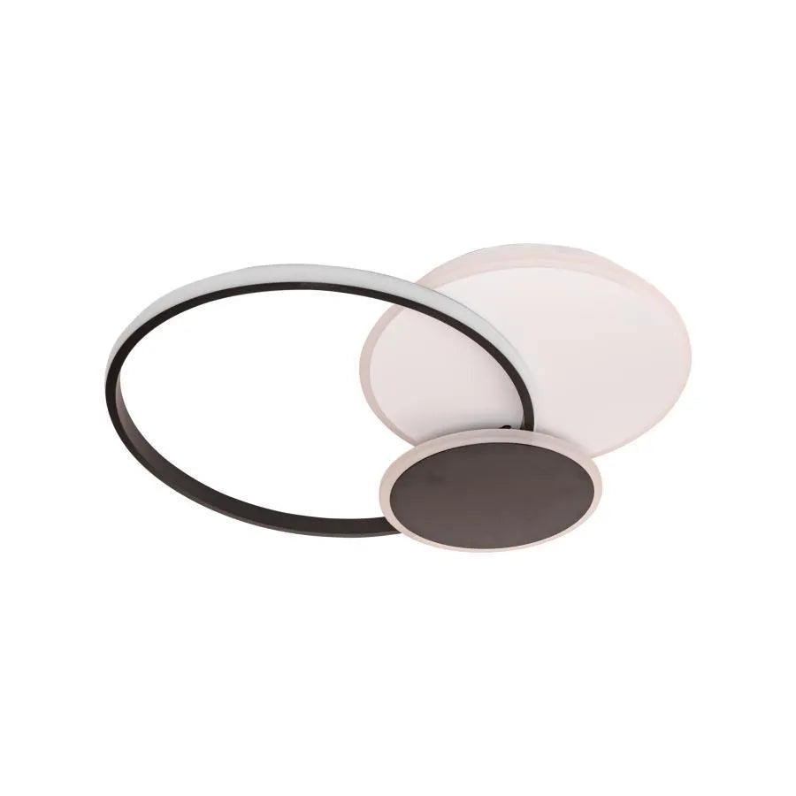 Lustra LED cu telecomanda KILLIAN 81W, 3 Cercuri, lumina Rece/Calda/Neutra, Dimabila, Negru Alb [3]