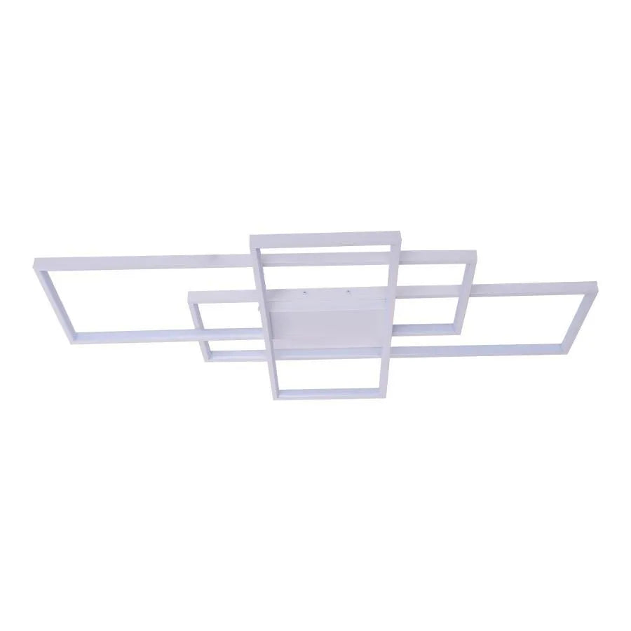 Lustra LED cu telecomanda LANDEN 184W, 3 Elemente, lumina Rece/Calda/Neutra, Dimabila, Alb [2]