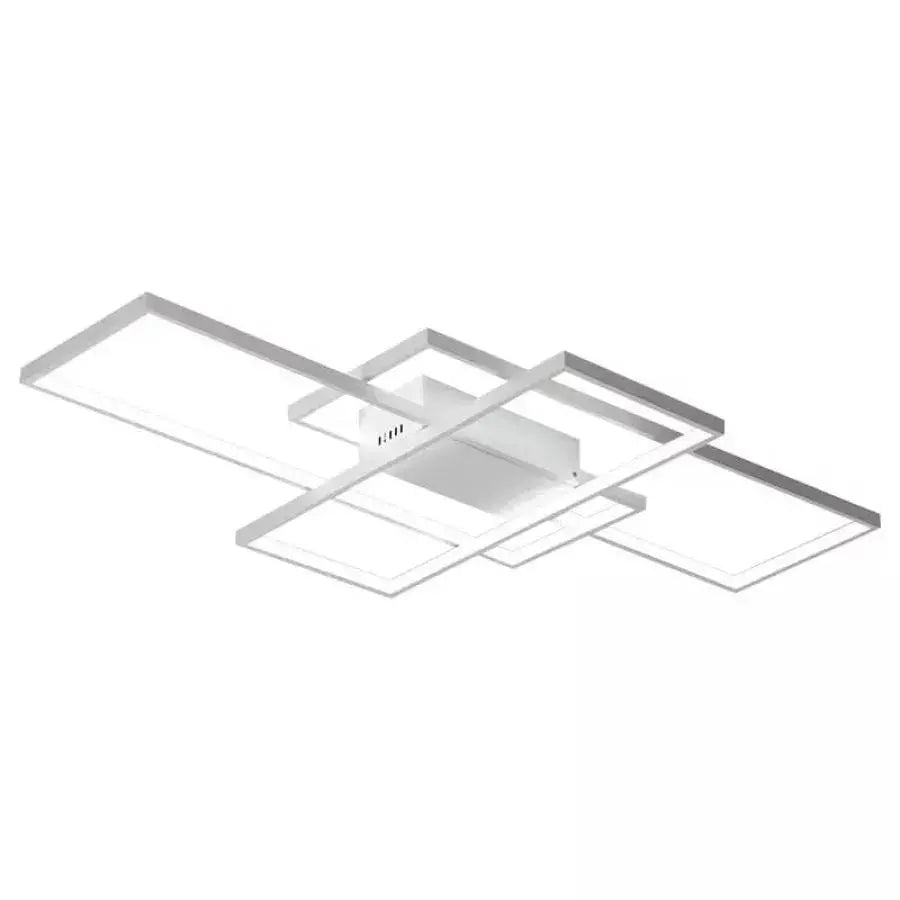 Lustra LED cu telecomanda LANDYN 71W, lumina Rece/Calda/Neutra, Dimabila, Alb [4]