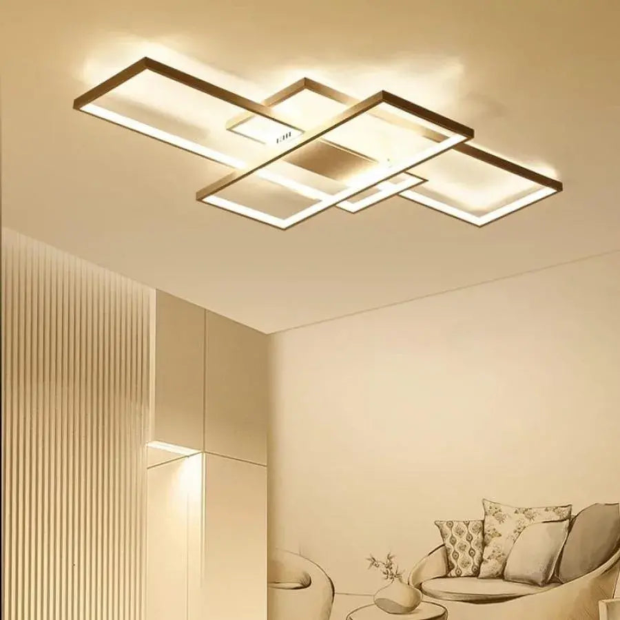 Lustra LED cu telecomanda LANDYN 71W, lumina Rece/Calda/Neutra, Dimabila, Alb [3]
