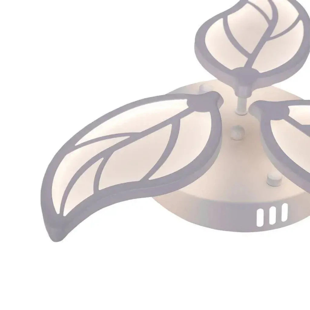 Lustra LED cu telecomanda LAURICE 33W, 3 Petale, lumina Rece/Calda/Neutra, Dimabila, Alb [3]