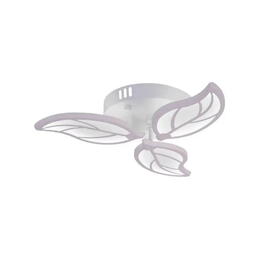 Lustra LED cu telecomanda LAURICE 33W, 3 Petale, lumina Rece/Calda/Neutra, Dimabila, Alb [4]