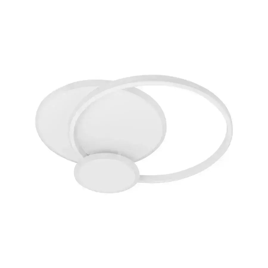 Lustra LED cu telecomanda SILVIAN, 58W, 3 Cercuri, lumina Rece/Calda/Neutra, Dimabila, Alb [4]