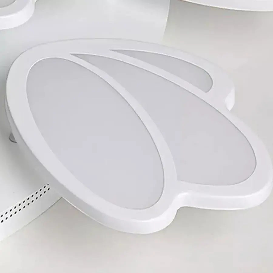 Lustra LED cu telecomanda TULIP 47W, 3 Petale, lumina Rece/Calda/Neutra, Dimabila, Alb [4]