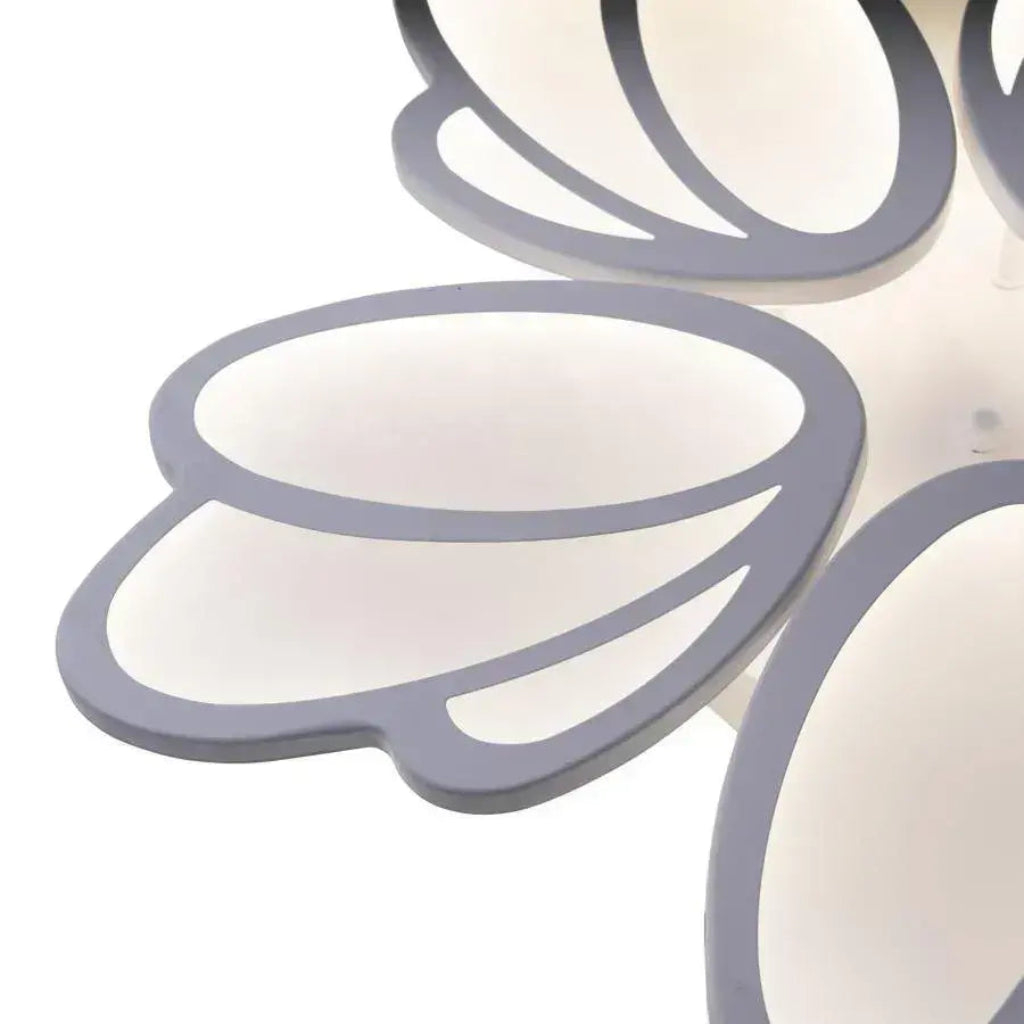 Lustra LED cu telecomanda TULIP 73W, 5 Petale, lumina Rece/Calda/Neutra, Dimabila, Alb [2]
